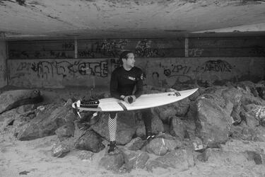 Ahora es el encargado de la escuela de surf Groseko Indarra.