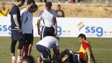 El delantero sevillano es duda.