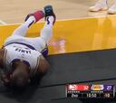 Se arrastró por el piso: la lesión de Lebron ante los Hawks