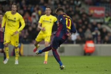 1-1. Neymar anotó el gol del empate.