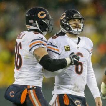 Jay Cutler y los Bears ganando en Lanbeau...