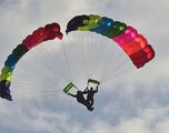 WATCH: Shocking near miss as woman’s parachute fails to open, skydiving instructor saves her life!