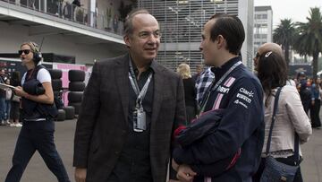 Felipe Calderón resaltó los beneficios de la F1 en México