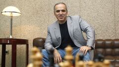 El ajedrecista Grry Kasparov posa en una entrevista con AS en 2009.