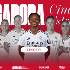Linda Caicedo, jugadora del mes en el Real Madrid