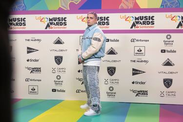 Francis posa en su llegada al photocall.
 