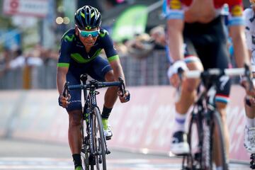 A dos etapas del final, Nairo se viste de rosa en el Giro de Italia