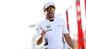 Fernando Alonso en el GP Hungría.