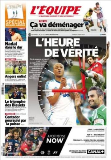 Portadas de la prensa deportiva