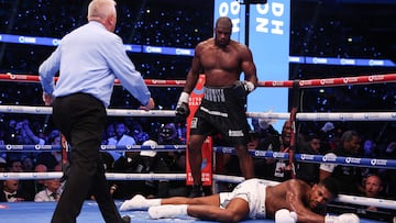 El vídeo del brutal KO con el que Dubois ha noqueado a Joshua