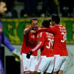 Las 'Águilas' alcanzaron la punta y Jiménez entró al 90'