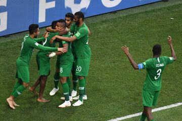 Arabia Saudita 2-1 Egipto: Las mejores postales del partido