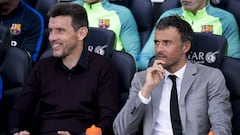 Unzue said his goodbyes to Camp Nou staff yesterday