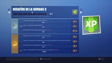 Fortnite Battle Royale: Desafíos de la Semana 3 de la Temporada 7