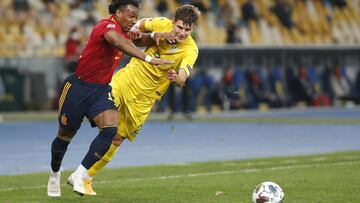 13/10/20 PARTIDO UEFA NATIONS LEAGUE  FASE DE GRUPOS LIGA 1 GRUPO 4  UCRANIA - SELECCION ESPAÑOLA ESPAÑA  ADAMA TRAORE SOBOL