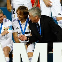 Ancelotti: “Estoy agradecido a Valverde porque no rompo el carnet...”