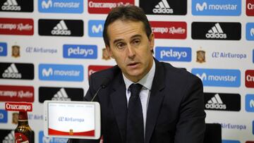 03/11/17 RUEDA DE PRENSA CONVOCATORIA DE LOPETEGUI SELECCIONADOR NACIONAL DE FUTBOL ESPAÑA SELECCION ESPAÑOLA