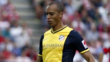 Miranda, con el Atlético.