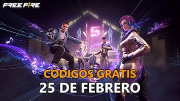 Códigos Free Fire 25 de febrero