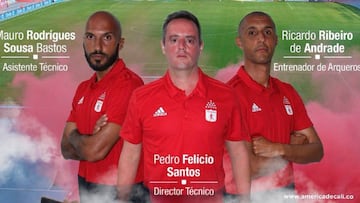 Am&eacute;rica de Cali present&oacute; su nuevo cuerpo t&eacute;cnico.