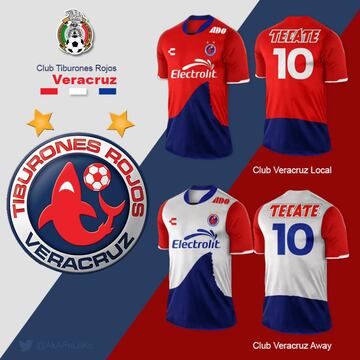 Así serían las nuevas playeras de los equipos de Liga MX