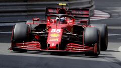Carlos Sainz (Ferrari SF21). M&oacute;naco, F1 2021. 