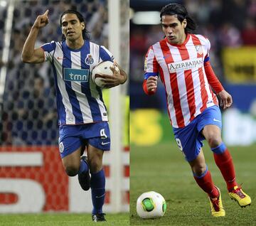 El Atlético dio un golpe de efecto en el inicio de la temporada 2011-12 al hacerse con el colombiano Radamel Falcao. Le costó caro, puesto que el Oporto lo vendió por 40 millones de euros. Pero rentabilizó el fichaje. Durante su etapa en el Atlético, solo dos años, se convirtió en el mejor 9 del fútbol europeo. Ganó una Europa League (2011-12) , una Supercopa de Europa (2012) y una Copa del Rey (2012-13). Jugó 91 partidos con el Atlético, donde marcó 70 goles y repartió cinco asistencias. El Tigre es para muchos aficionados uno de los mejores delanteros centro que ha tenido el Atlético a lo largo de su historia.

