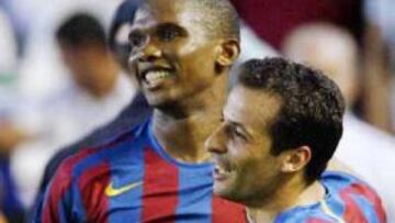 <B>MÁS DINERO.</B> La presencia de futbolistas como Eto?o o Ronaldinho han supuesto una inyección económica al club azulgrana.