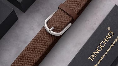 Este es el cintur¨®n trenzado sin agujeros que se adapta a cualquier talla