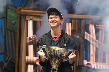 El campe&oacute;n de la Fortnite World Cup, &#039;Bugha&#039;.