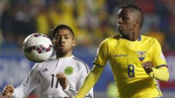 Miller Bola&ntilde;os marc&oacute; el 1-0 sobre M&eacute;xico, en el primer tiempo.