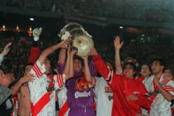 Germán 'El Mono' Burgos en su etapa en River Plate.