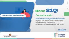 Bono 210 soles: cómo cobrarlo a través de Essalud