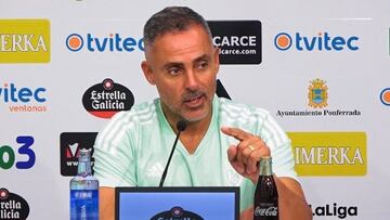 José Gomes, en la previa del partido ante el Ibiza