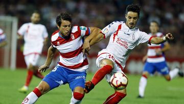 Nico Aguirre, ante el Rayo Majadahonda.