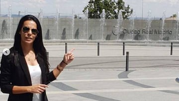 Thaisa Moreno en la Ciudad Deportiva del Real Madrid.