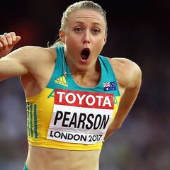 La 'renacida' Pearson fulmina a la recordwoman Harrison