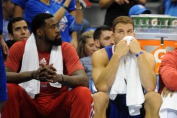 DeAndre Jordan y Blake Griffin.