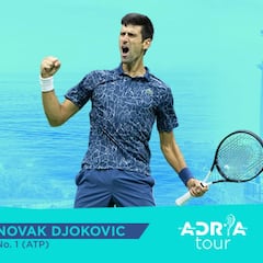 Djokovic descarta a Nadal y Federer en su gira benéfica