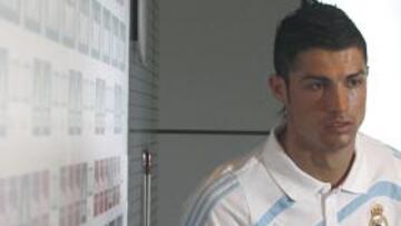 Cristiano Ronaldo ha sido hoy el protagonista en la sala de prensa de Valdebebas.
