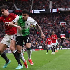 Premier destaca el cruce entre Luis Díaz y Harry Maguire