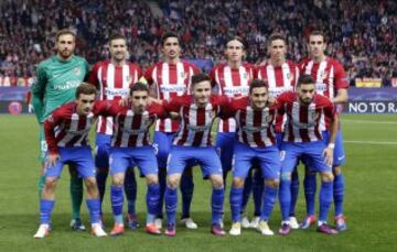 Once inicial del Atlético de Madrid