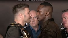 Which are Adesanya and Du Plessis’ records and stats in the UFC?