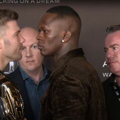 Which are Adesanya and Du Plessis’ records and stats in the UFC?