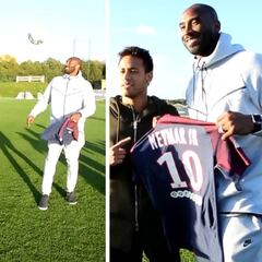 Mucha clase no tiene: los 'toques' de Kobe Bryant con Mbappé y Ney