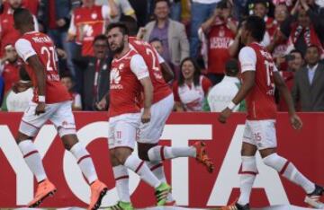 Santa Fe completó 7 puntos. Su próximo partido en Copa Libertadores será ante Corinthians en Bogota (fecha por definir)