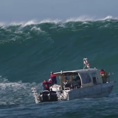 Superado por el miedo ante las olas gigantes de Epsilon en Belharra