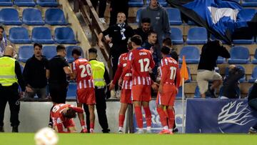 Janneh tumba al Hércules en un final con lío en el Rico Pérez