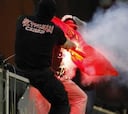 Se suspende el Italia-Serbia por los altercados de ultras serbios