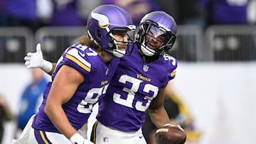 The Vikings improved to 11-2 after their victory over the Falcons on Sunday, but haven't quite got that playoff berth just yet.